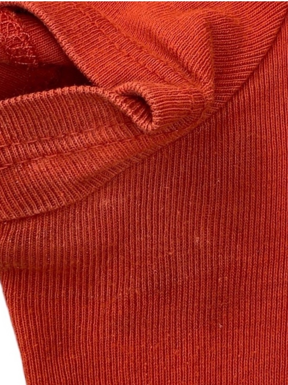 Ann Taylor Rust Red Scoop Neck Tee Size XS 100% Cotton Short Sleeve Top - Picture 7 of 8